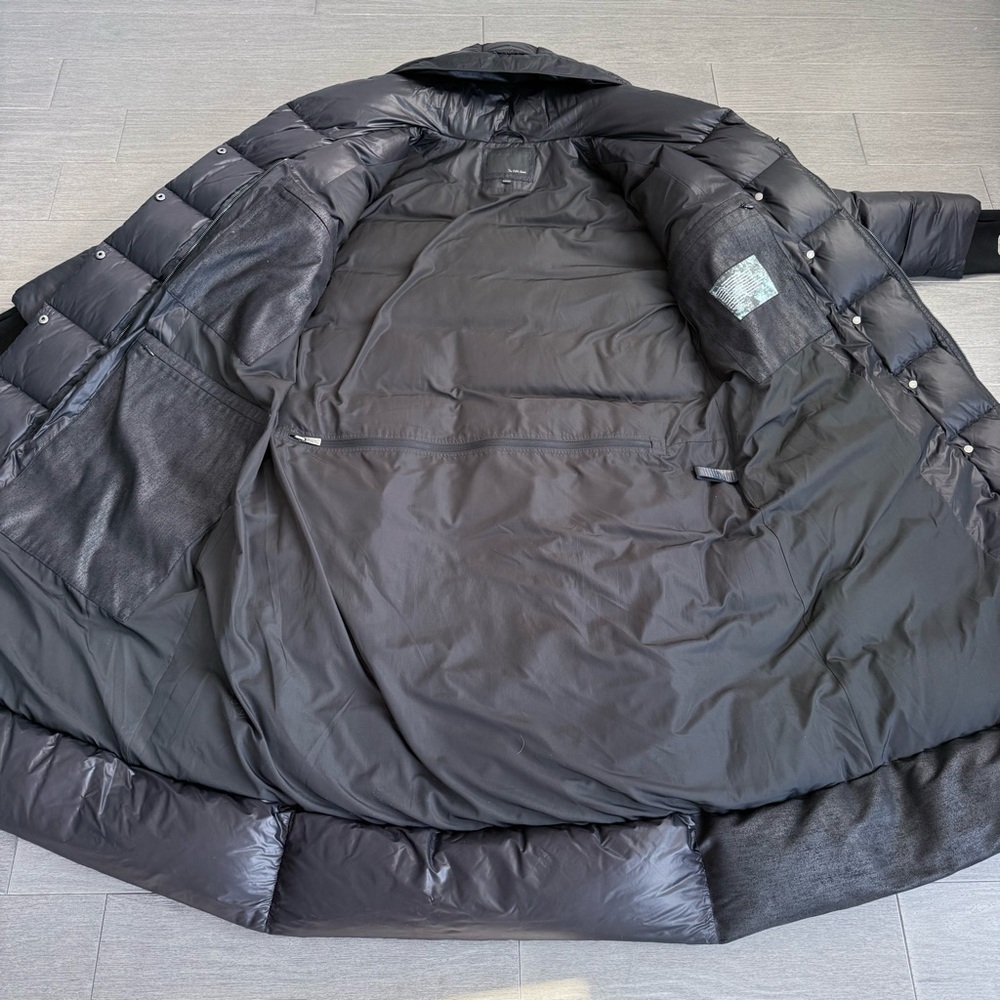 The Eight Senses Black Oversized Cloud Down Puffer Coat Full Length Hooded L OS - Picture 14 of 16